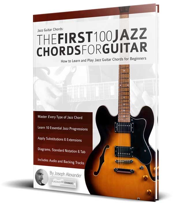 The First 100 Jazz Chords for Guitar Book Cover