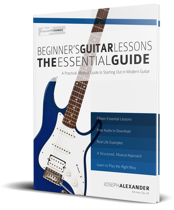 Beginner's Guitar Lessons: The Essential Guide Old Book Cover