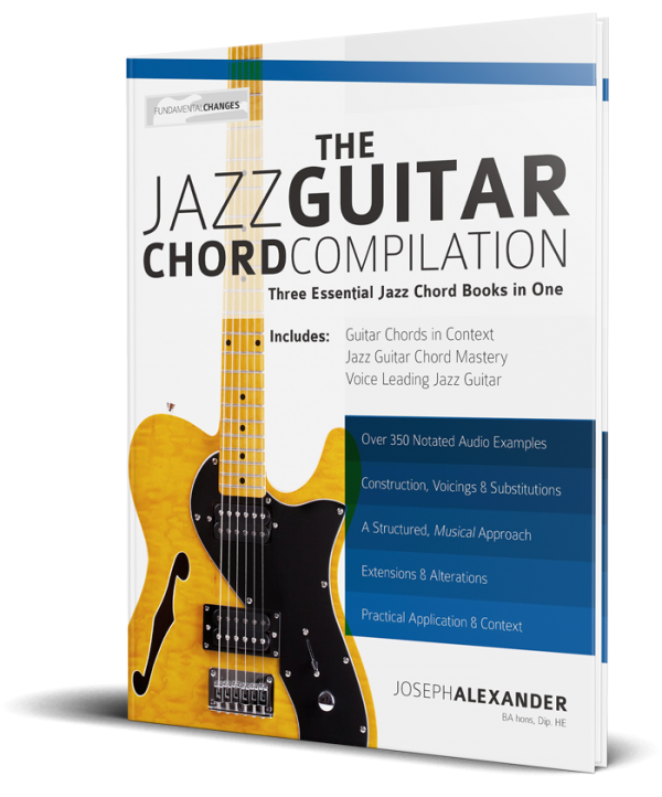 The Jazz Guitar Chord Compilation Old Book Cover
