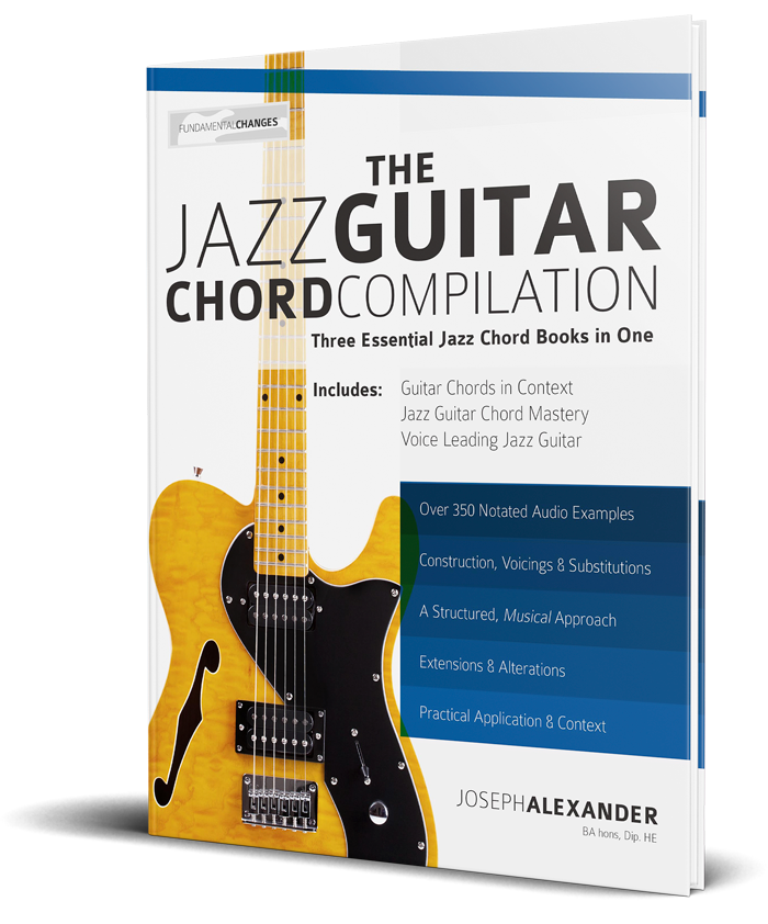 The Jazz Guitar Chord Compilation book cover The Jazz Guitar Chord Compilation Book Cover