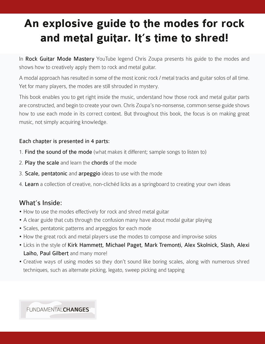 Rock Guitar Mode Mastery Rock Guitar Mode Mastery