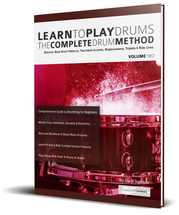 Learn to Play Drums Volume 2 Book Cover