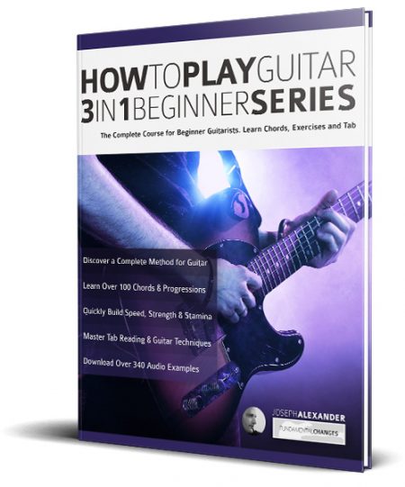 How to Play Guitar 3 in 1 Beginner Series Book Cover