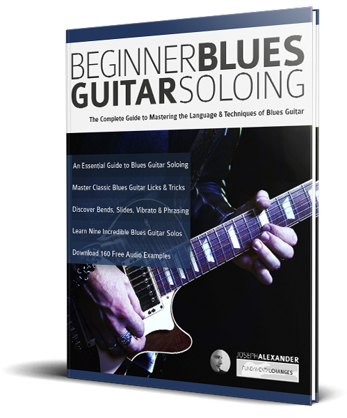 Beginner Blues Guitar Soloing book cover Beginner Blues Guitar Soloing book cover