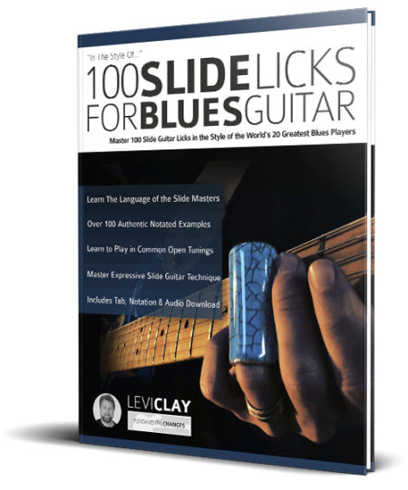 100 Slide Licks for Blues Guitar book cover
