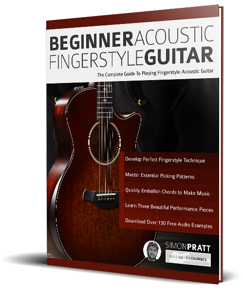 Beginner Acoustic FingerStyle Guitar book cover Beginner Acoustic FingerStyle Guitar book cover