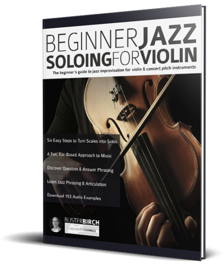 Beginner Jazz Soloing For Violin book cover