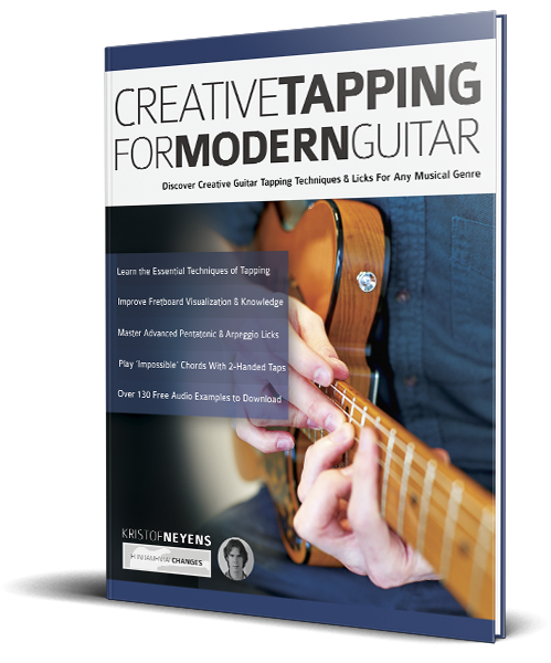 Creative Tapping for Modern Guitar book cover Creative Tapping for Modern Guitar book cover