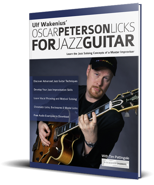 Ulf Wakenius' Oscar Peterson Licks for Jazz GuitarUlf Wakenius' Oscar Peterson Licks for Jazz Guitar book cover Ulf Wakenius' Oscar Peterson Licks for Jazz Guitar book cover