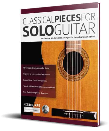 Classical Pieces For Solo Guitar book cover