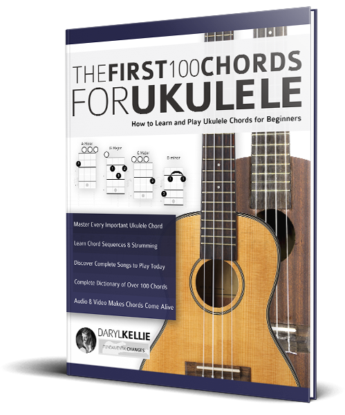 The First 100 Chords for Ukulele book cover The First 100 Chords for Ukulele book cover