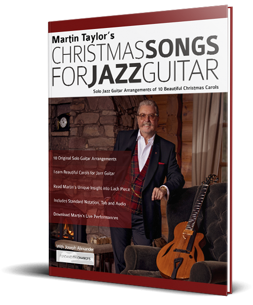 Martin Taylor's Christmas Songs for Jazz Guitar book cover Martin Taylor's Christmas Songs for Jazz Guitar book cover
