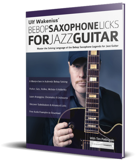 Ulf Wakenius' Bebop Saxophone Licks for Jazz Guitar book cover