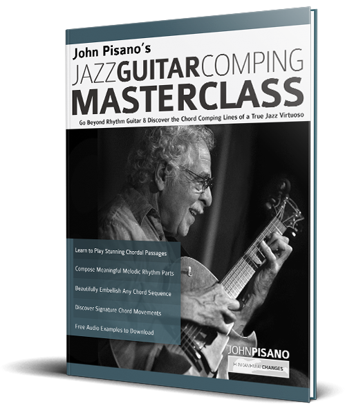 John Pisano's Jazz Guitar Comping Masterclass book cover John Pisano's Jazz Guitar Comping Masterclass book cover