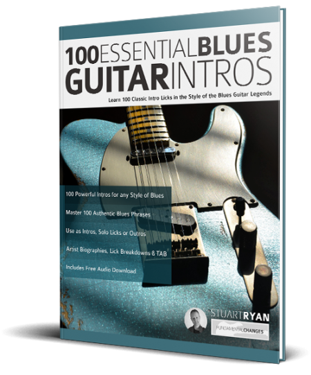 100 Essential Blues Guitar Intros book cover