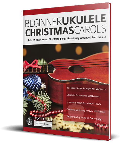 Beginner Ukulele Christmas Carols book cover Beginner Ukulele Christmas Carols book cover
