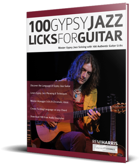 100 Gypsy Jazz Licks For Guitar book cover