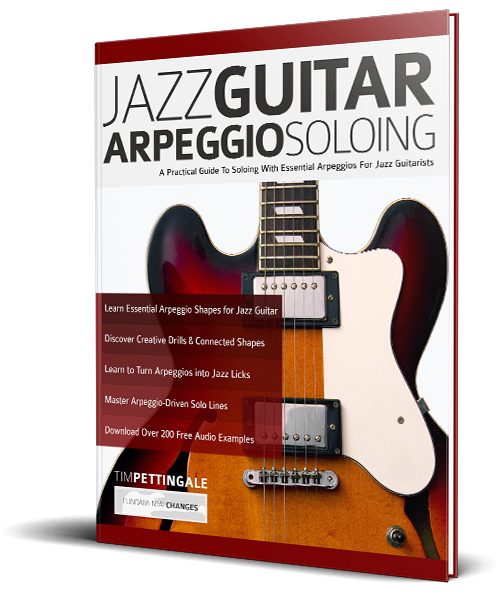 Jazz Guitar Arpeggio Soloing book cover Jazz Guitar Arpeggio Soloing book cover