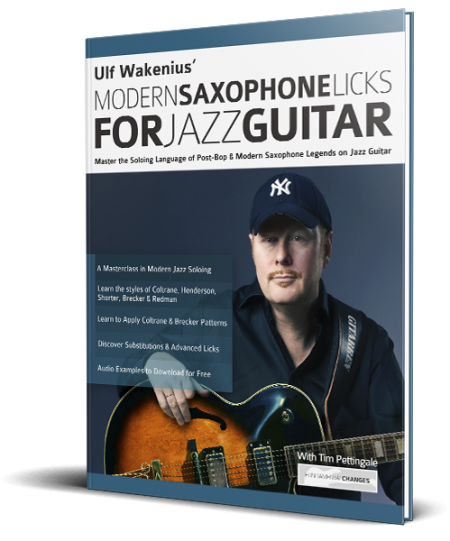 Ulf Wakenius' Modern Saxophone Licks for Jazz Guitar book cover