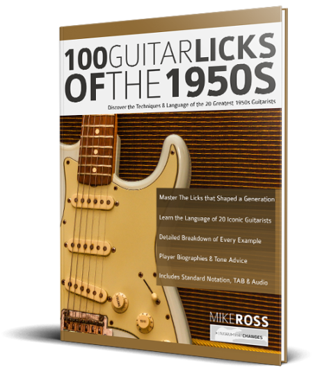 100 Guitar Licks of the 1950s book cover