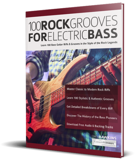 100 Rock Grooves for Electric Bass book cover