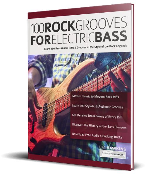 100 Rock Grooves for Electric Bass book cover
