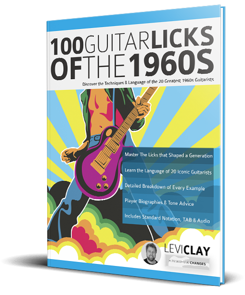 100 Guitar Licks of the 1960s book cover 100 Guitar Licks of the 1960s book cover