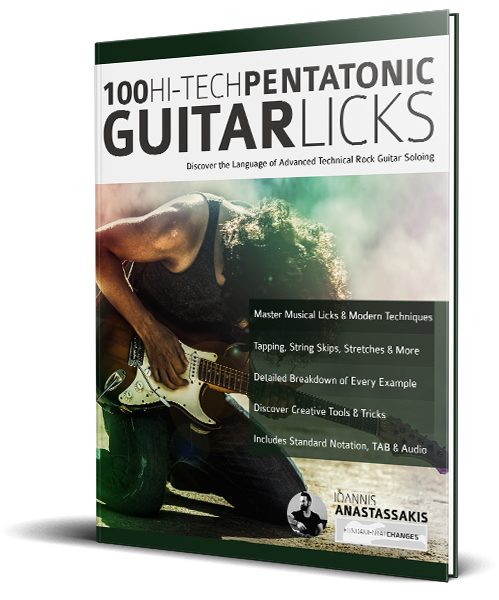 100 Hi-Tech Pentatonic Guitar Licks book cover