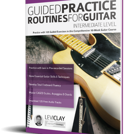 Guided Practice Routines For Guitar - Intermediate Level book cover