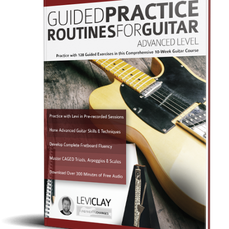 Guided Practice Routines for Guitar - Advanced Level book cover