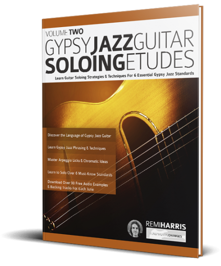 Gypsy Jazz Guitar Soloing Etudes – Volume Two book cover