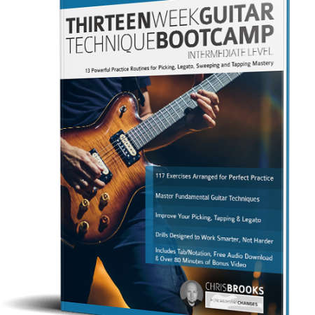 Thirteen Week Guitar Technique Bootcamp - Intermediate book cover