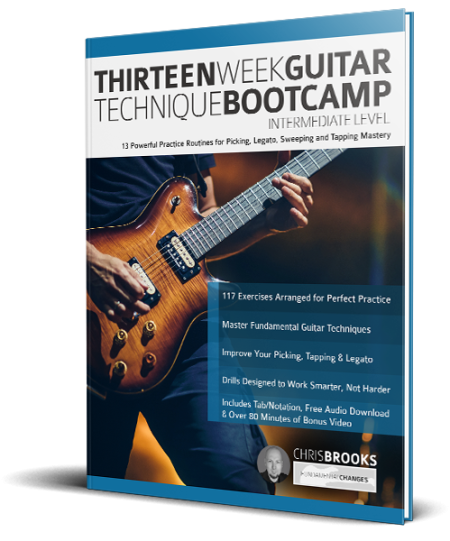 Thirteen Week Guitar Technique Bootcamp - Intermediate book cover