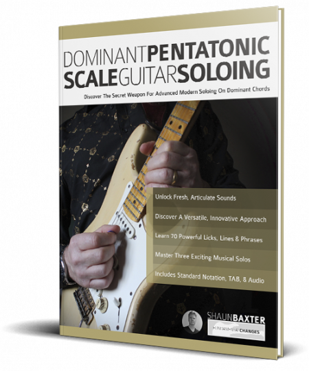 Dominant Pentatonic Guitar Scale Soloing book cover
