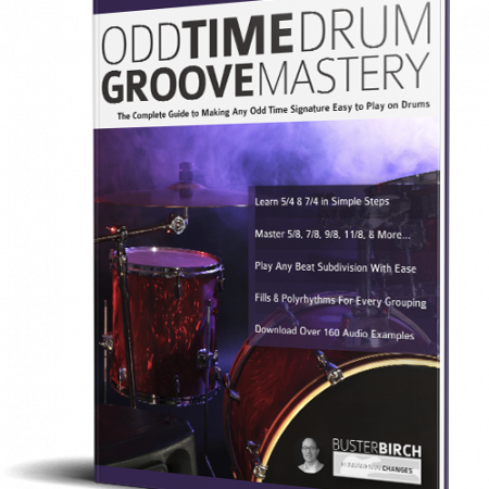Odd Time Drum Groove Mastery book cover