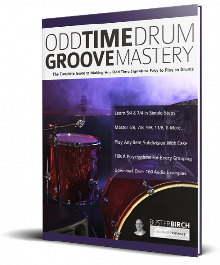 Odd Time Drum Groove Mastery book cover