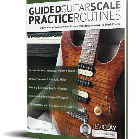 Guided Guitar Scale Practice Routines book cover
