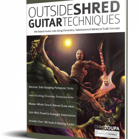 Outside Shred Guitar Techniques book cover