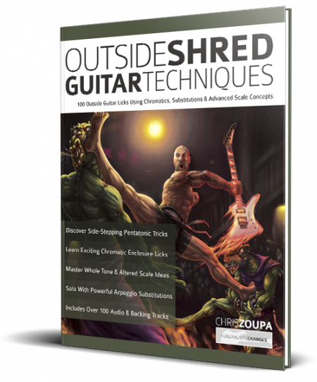 Outside Shred Guitar Techniques book cover