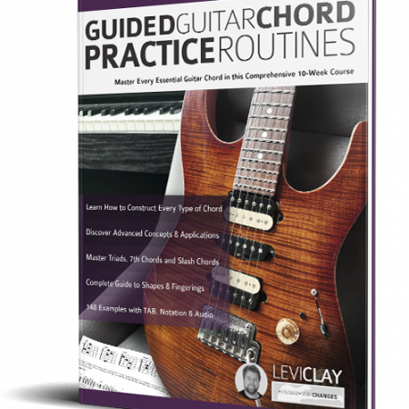 Guided Guitar Chord Practice Routines book cover