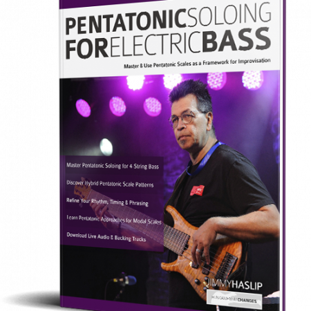 Pentatonic Soloing for Electric Bass book cover