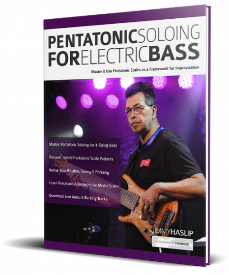 Pentatonic Soloing for Electric Bass book cover