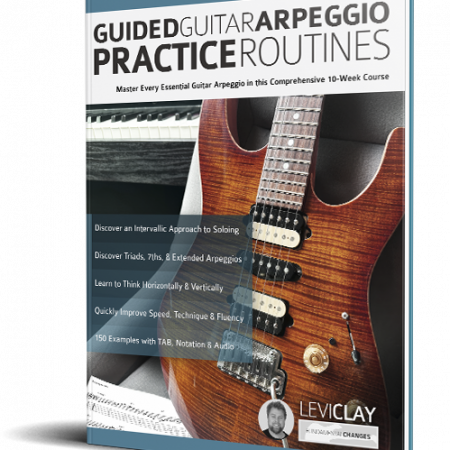 Guided Guitar Arpeggio Practice Routines book cover