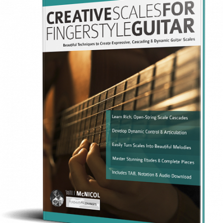 Creative Scales for Fingerstyle Guitar Book Cover