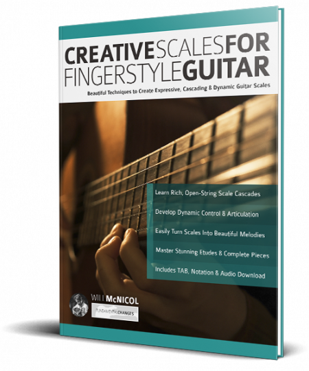 Creative Scales for Fingerstyle Guitar Book Cover